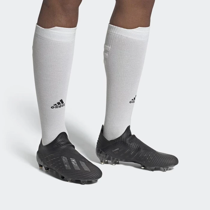 Tacos De Futbol Adidas X 19+ Firm Ground Hombre Negras | 20CLDJVX