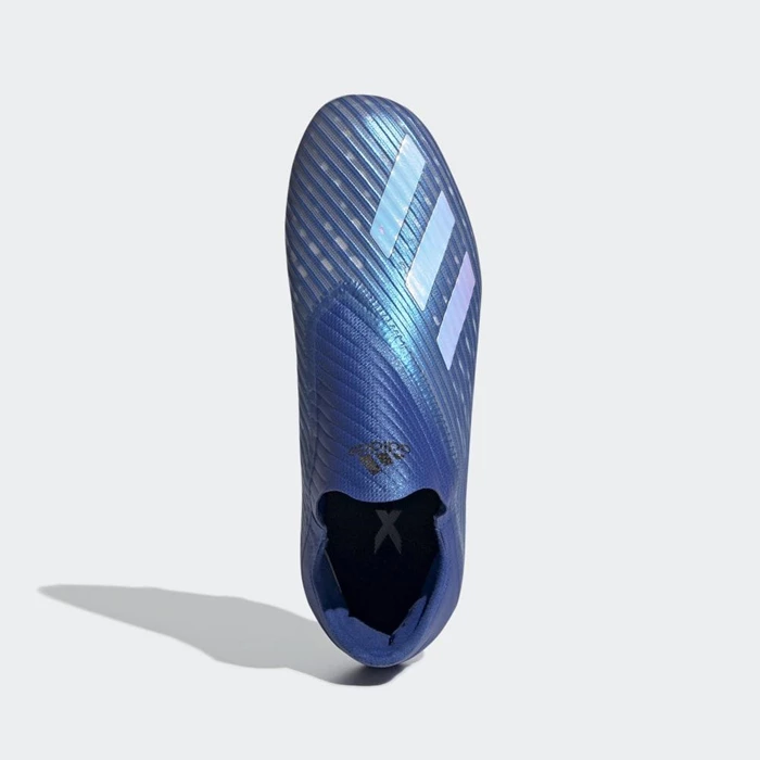 Tacos De Futbol Adidas X 19+ Firm Ground Hombre Azules | 27LGZTFX