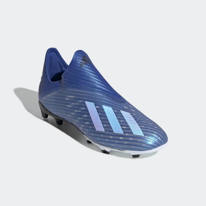 Tacos De Futbol Adidas X 19+ Firm Ground Hombre Azules | 27LGZTFX