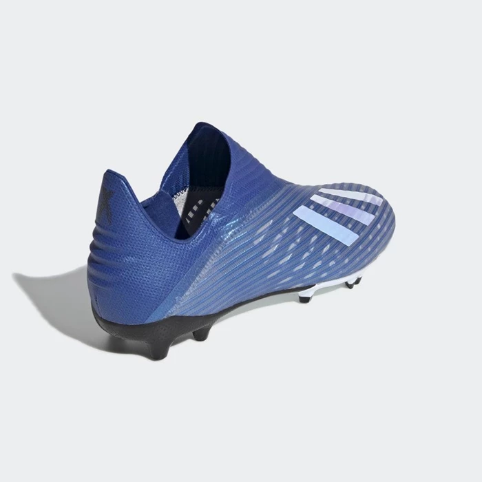 Tacos De Futbol Adidas X 19+ Firm Ground Hombre Azules | 27LGZTFX