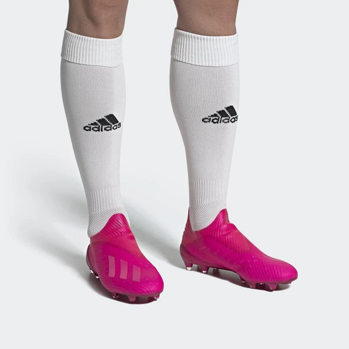 Tacos De Futbol Adidas X 19+ Firm Ground Hombre Rosas | 59PCXHLG