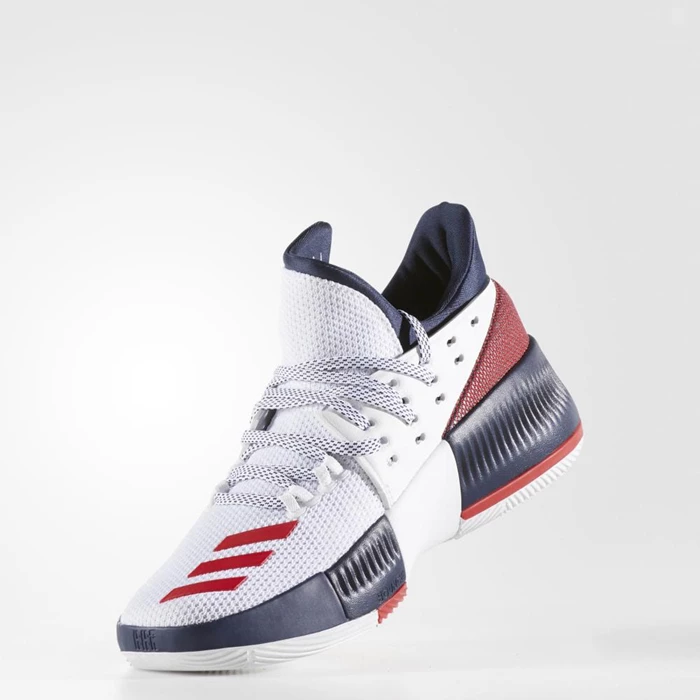 Zapatillas Baloncesto Adidas Dame 3 Niños Blancas | 86NQJTHL