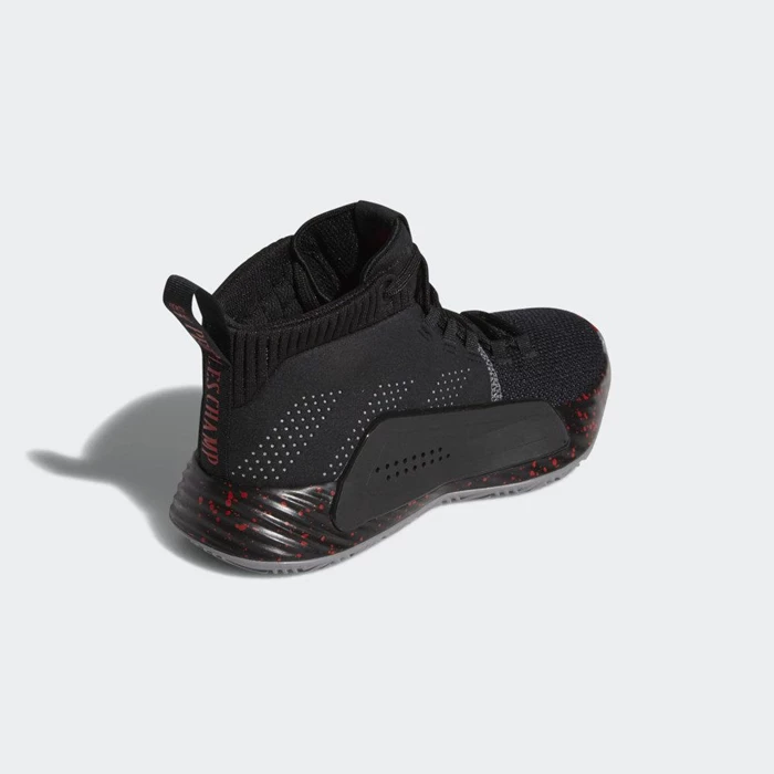 Zapatillas Baloncesto Adidas Dame 5 Niños Negras | 03GMTHRZ