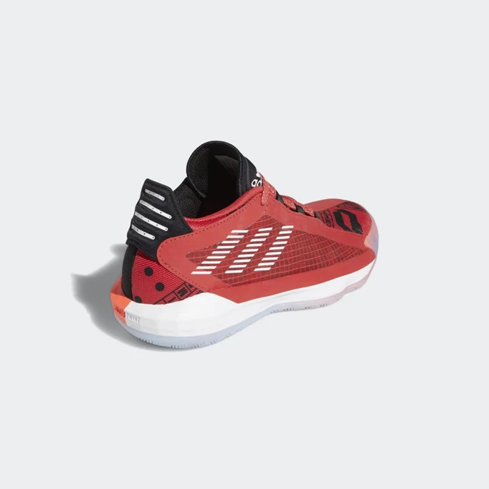 Zapatillas Baloncesto Adidas Dame 6 Geek Up Niños Rojas | 13WMNVSR