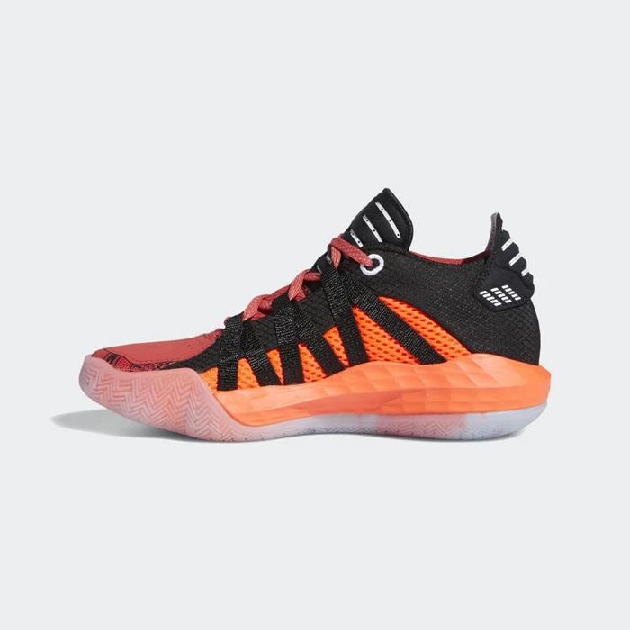 Zapatillas Baloncesto Adidas Dame 6 Geek Up Niños Rojas | 13WMNVSR