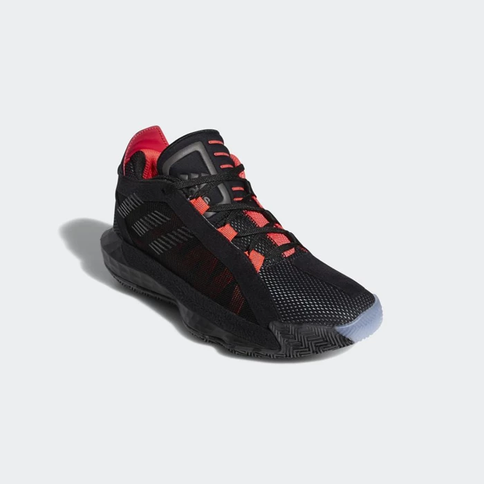 Zapatillas Baloncesto Adidas Dame 6 Niños Negras | 04OCWGZS