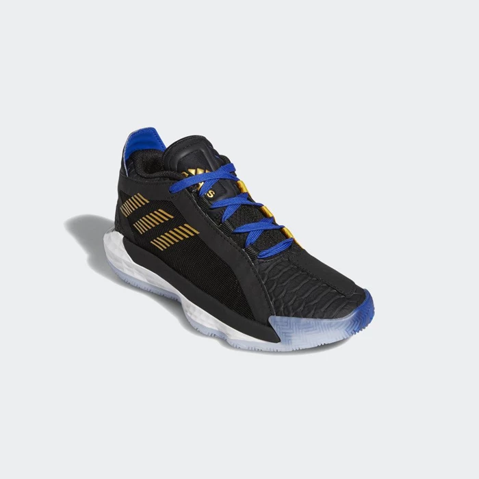 Zapatillas Baloncesto Adidas Dame 6 Niños Negras | 49GKWPQT