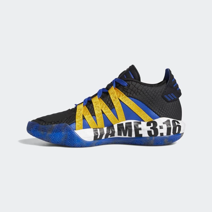 Zapatillas Baloncesto Adidas Dame 6 Niños Negras | 49GKWPQT