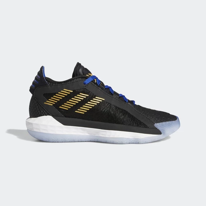 Zapatillas Baloncesto Adidas Dame 6 Niños Negras | 49GKWPQT