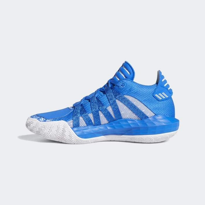 Zapatillas Baloncesto Adidas Dame 6 Niños Blancas | 52HPIFUO