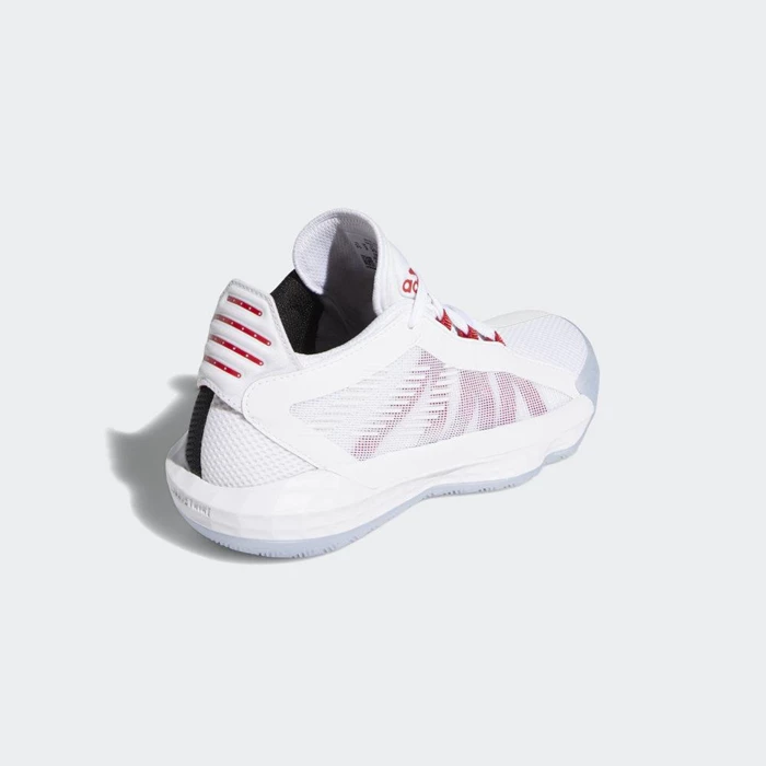 Zapatillas Baloncesto Adidas Dame 6 Niños Blancas | 83VILSUD