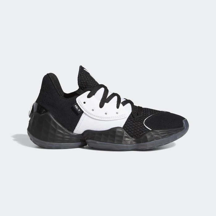 Zapatillas Baloncesto Adidas Harden Vol. 4 Niños Negras | 21LGPXBJ