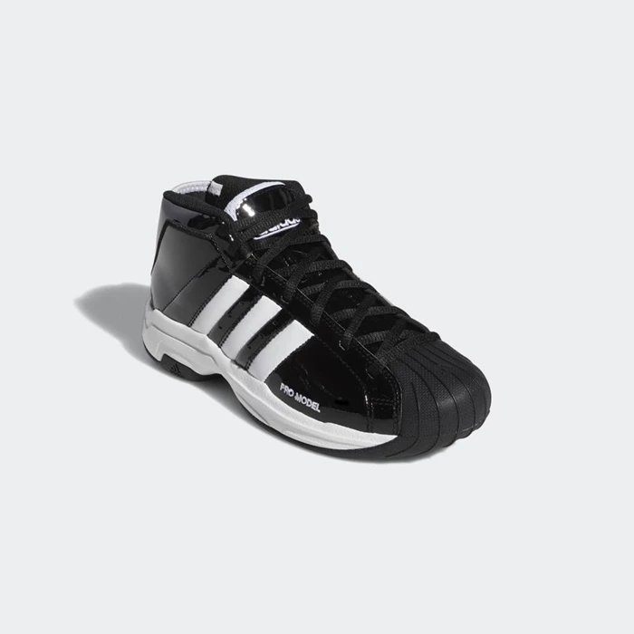 Zapatillas Baloncesto Adidas Pro Model 2G Niños Negras | 30DCNJIQ