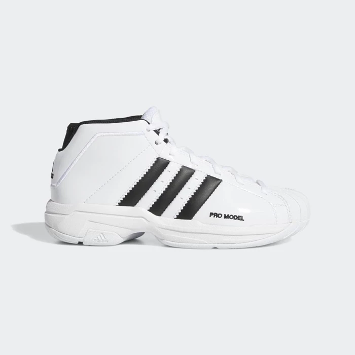 Zapatillas Baloncesto Adidas Pro Model 2G Niños Blancas | 46VOKEUF