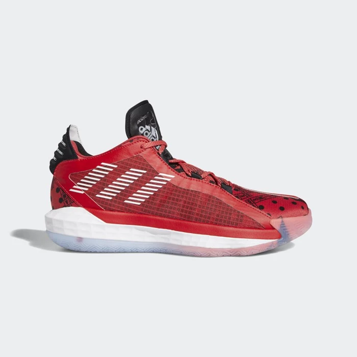 Zapatillas De Balonmano Adidas Dame 6 Hombre Rojas | 41KSHJFA