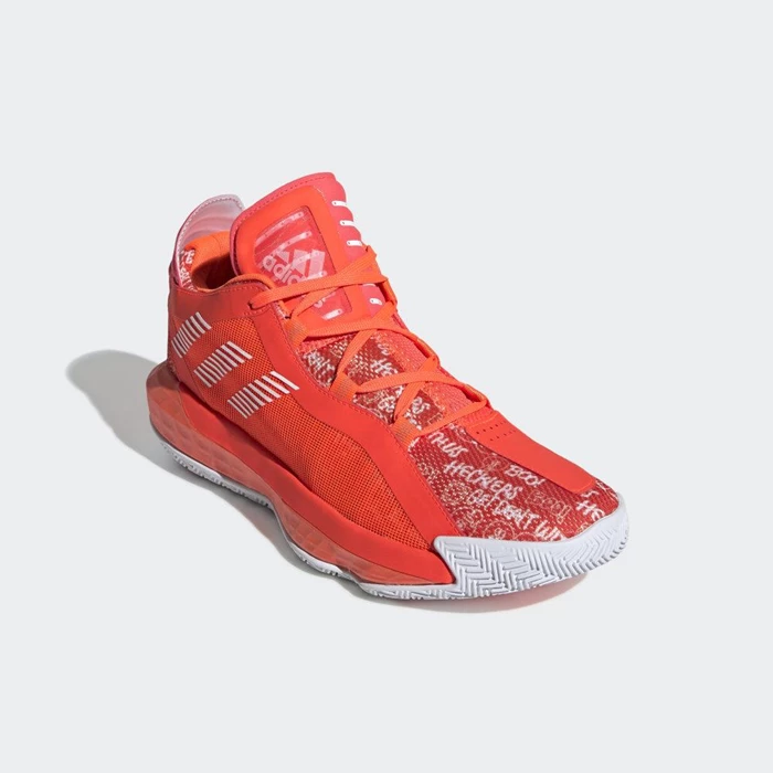 Zapatillas De Balonmano Adidas Dame 6 Hombre Naranjas | 57EMYQJC