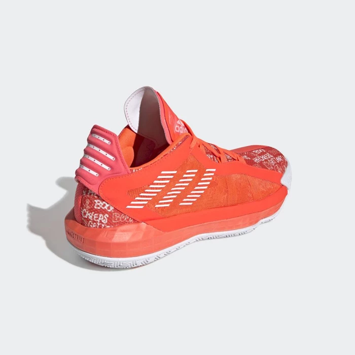 Zapatillas De Balonmano Adidas Dame 6 Hombre Naranjas | 57EMYQJC