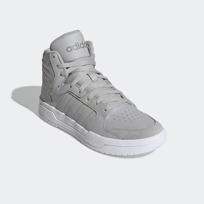 Zapatillas De Balonmano Adidas Entrap Mid Hombre Gris | 87OTCWRA