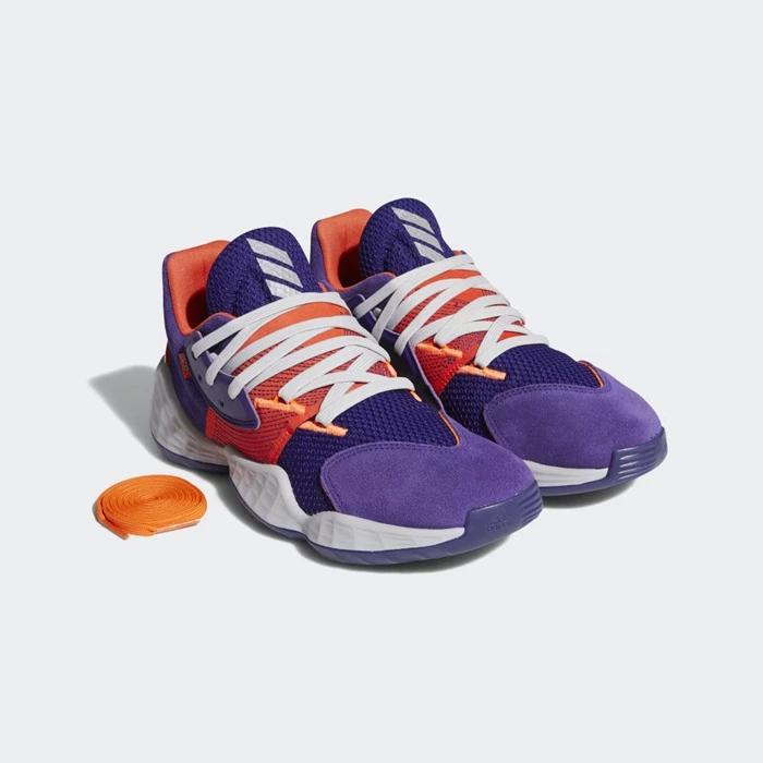 Zapatillas De Balonmano Adidas Harden Vol. 4 Su Casa Hombre Moradas | 28UCTIJP