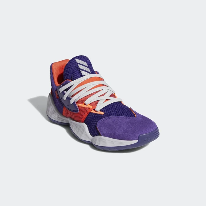 Zapatillas De Balonmano Adidas Harden Vol. 4 Su Casa Hombre Moradas | 28UCTIJP