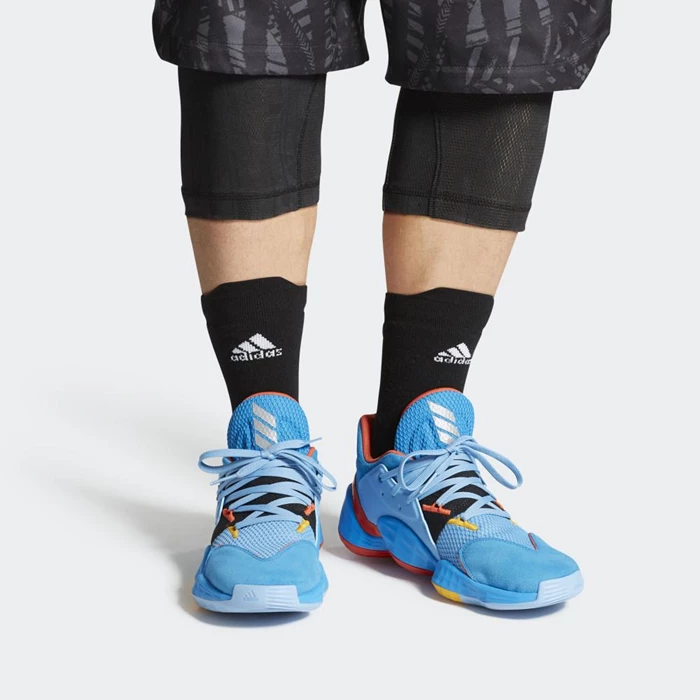 Zapatillas De Balonmano Adidas Harden Vol. 4 Su Casa Hombre Azules | 80MIYRJH