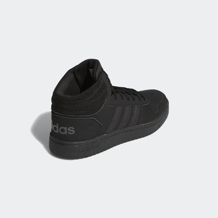 Zapatillas De Balonmano Adidas Hoops 2.0 Mid Hombre Negras | 52QZNRCE