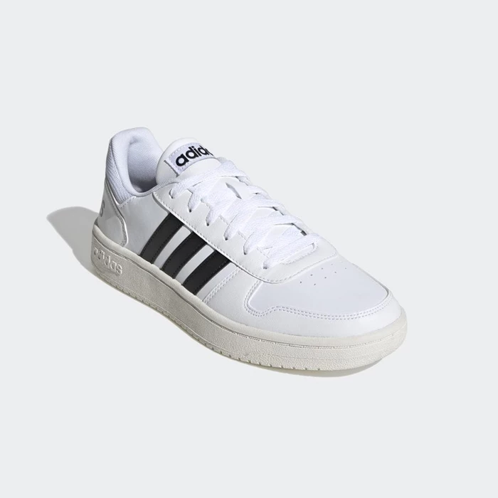 Zapatillas De Balonmano Adidas Hoops 2.0 Hombre Blancas | 53MWHYSB