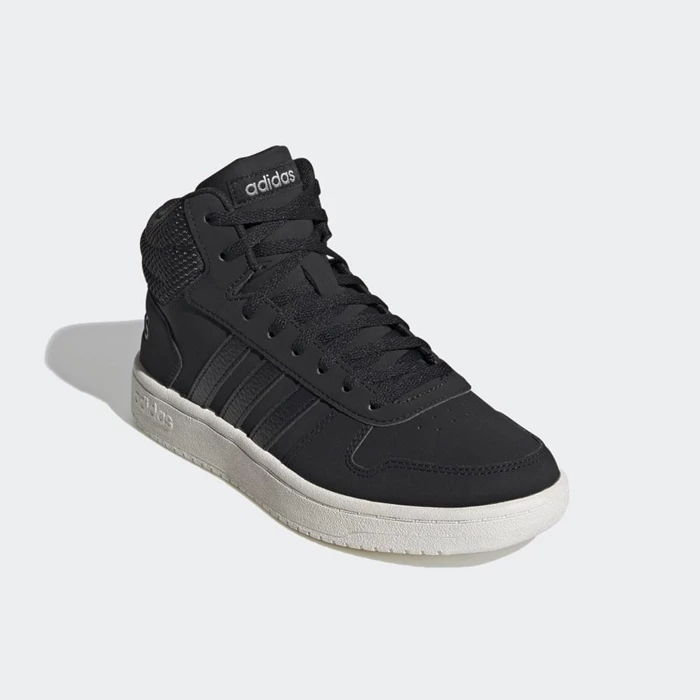 Zapatillas De Balonmano Adidas Hoops 2.0 Mid Mujer Negras | 63SIUXJL