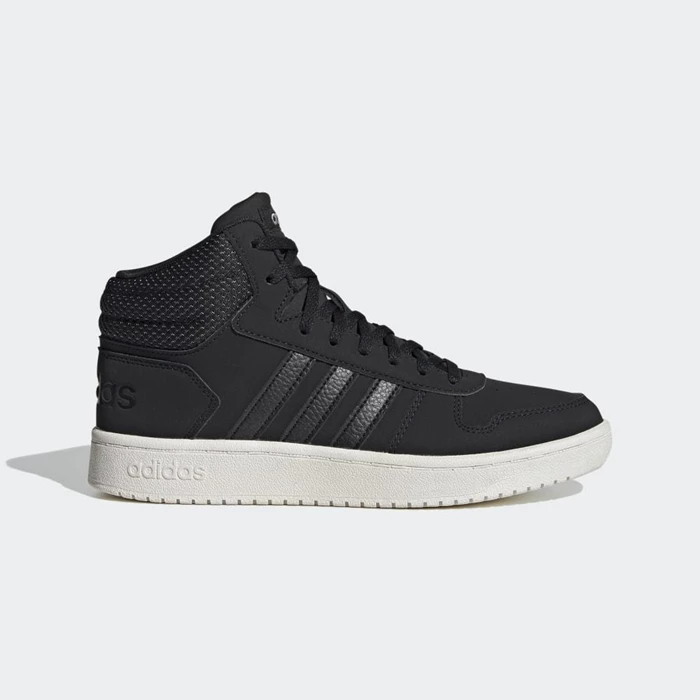 Zapatillas De Balonmano Adidas Hoops 2.0 Mid Mujer Negras | 63SIUXJL