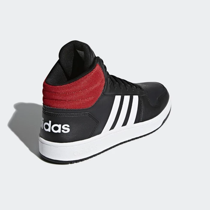 Zapatillas De Balonmano Adidas Hoops 2.0 Mid Hombre Negras | 76QWUGZR