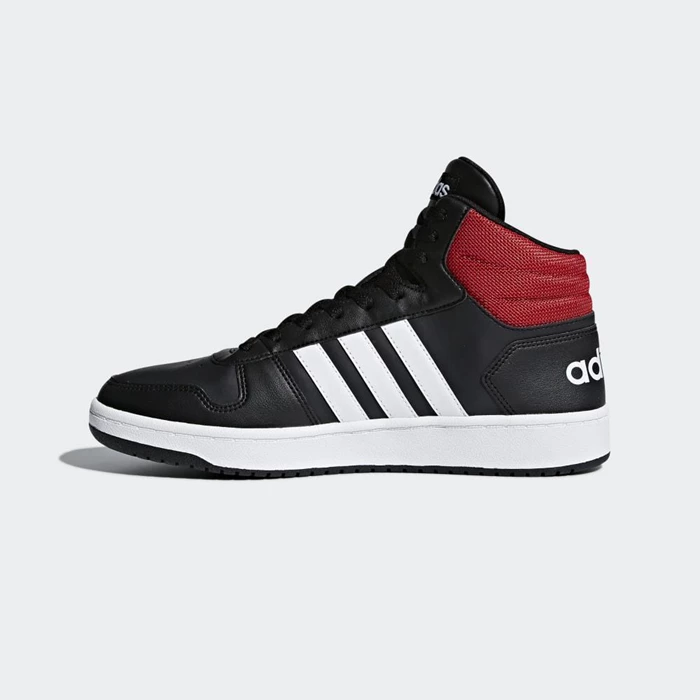 Zapatillas De Balonmano Adidas Hoops 2.0 Mid Hombre Negras | 76QWUGZR