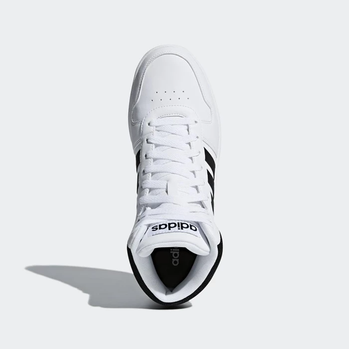 Zapatillas De Balonmano Adidas Hoops 2.0 Mid Hombre Blancas | 95KTIPEV