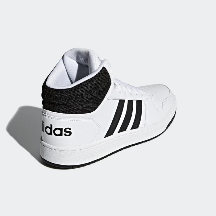 Zapatillas De Balonmano Adidas Hoops 2.0 Mid Hombre Blancas | 95KTIPEV