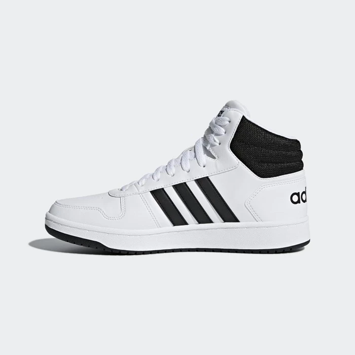 Zapatillas De Balonmano Adidas Hoops 2.0 Mid Hombre Blancas | 95KTIPEV