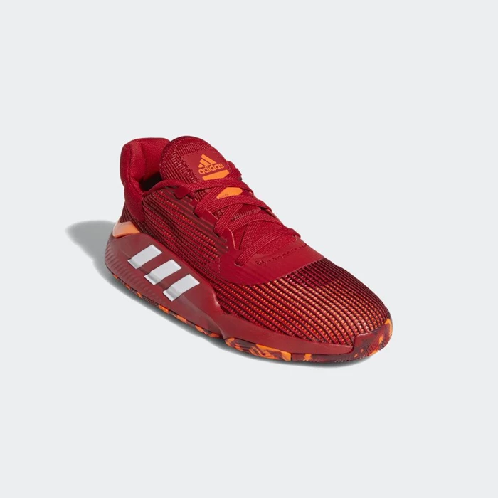 Zapatillas De Balonmano Adidas Pro Bounce 2019 Low Hombre Rojas | 12ZOFHIX