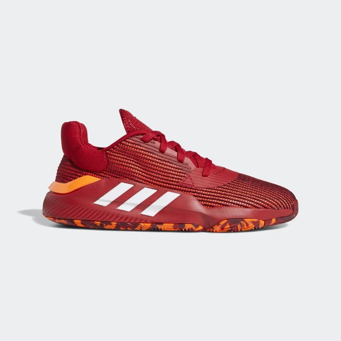 Zapatillas De Balonmano Adidas Pro Bounce 2019 Low Hombre Rojas | 12ZOFHIX