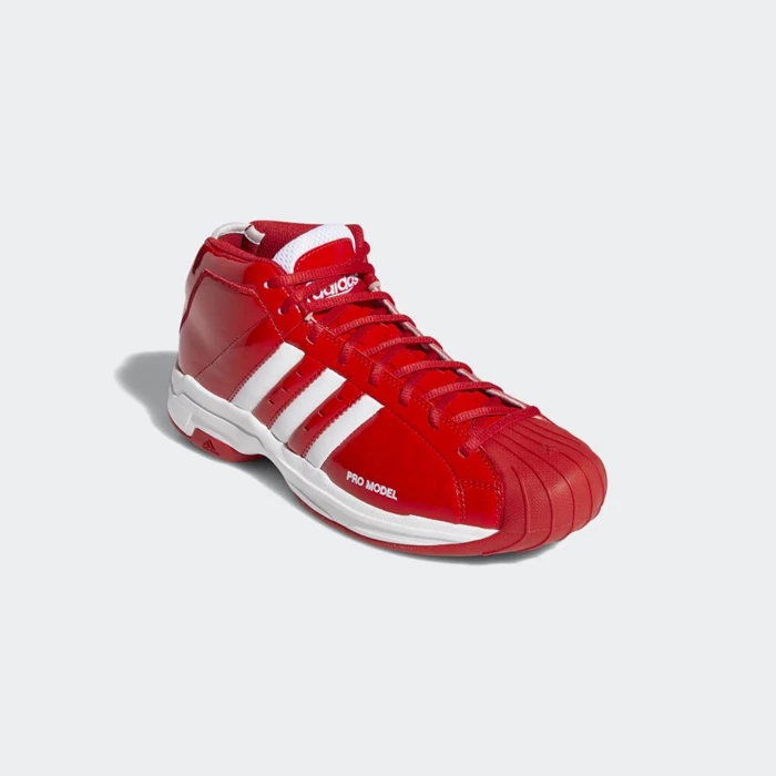 Zapatillas De Balonmano Adidas Pro Model 2G Hombre Rojas | 87JEKSHN