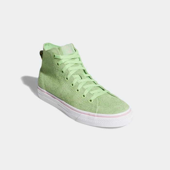 Zapatillas De Skate Adidas Nizza Hi RF Hombre Verde | 39XPVALO