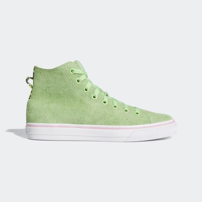 Zapatillas De Skate Adidas Nizza Hi RF Hombre Verde | 39XPVALO