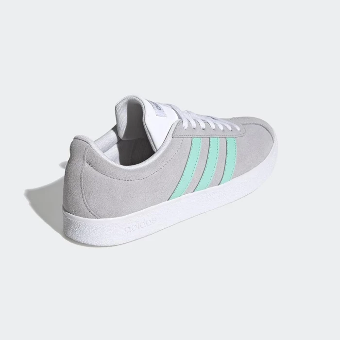 Zapatillas De Skate Adidas VL Court 2.0 Mujer Gris | 40KEAFQH