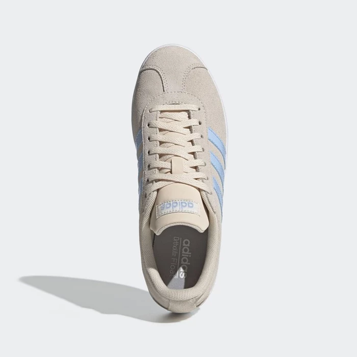 Zapatillas De Skate Adidas VL Court 2.0 Mujer Beige | 53MIWZSE