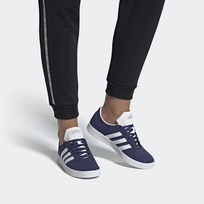 Zapatillas De Skate Adidas VL Court 2.0 Mujer Azules | 78WRMKZV