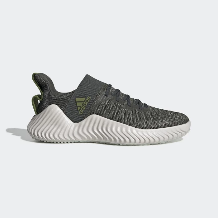 Zapatillas Deportivos Adidas Alphabounce Hombre Verde | 82UGRKEO