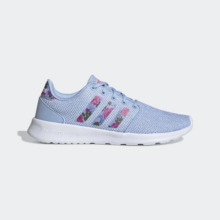 Zapatillas Para Caminar Adidas QT Racer Mujer Azules | 81UYOZMW