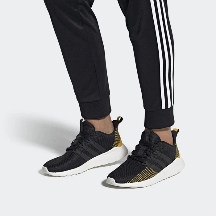 Zapatillas Para Caminar Adidas Questar Flow Hombre Negras | 71GMERBI