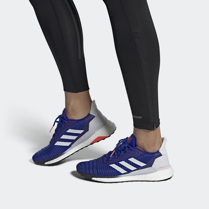 Zapatillas Para Caminar Adidas SolarGlide 19 Hombre Azules | 54IFESBP