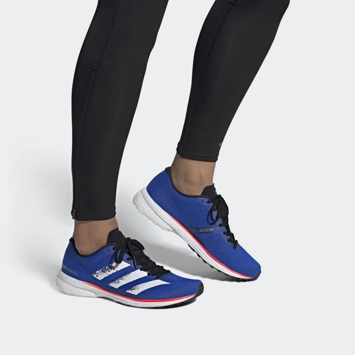 Zapatillas Running Adidas Adizero Adios 5 Hombre Azules | 80QXYMLT