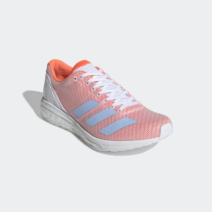 Zapatillas Running Adidas Adizero Boston 8 Mujer Blancas | 20TJUVBH