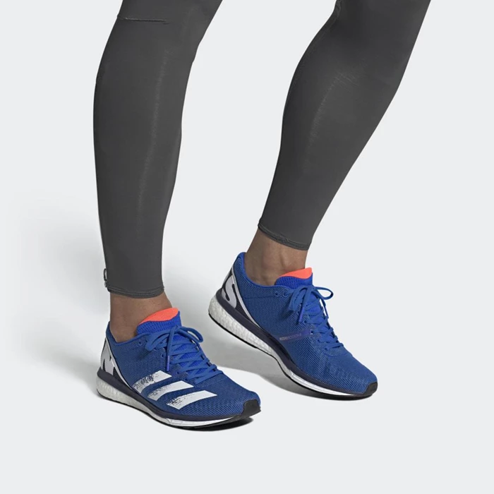 Zapatillas Running Adidas Adizero Boston 8 Hombre Azules | 93YDZCOI