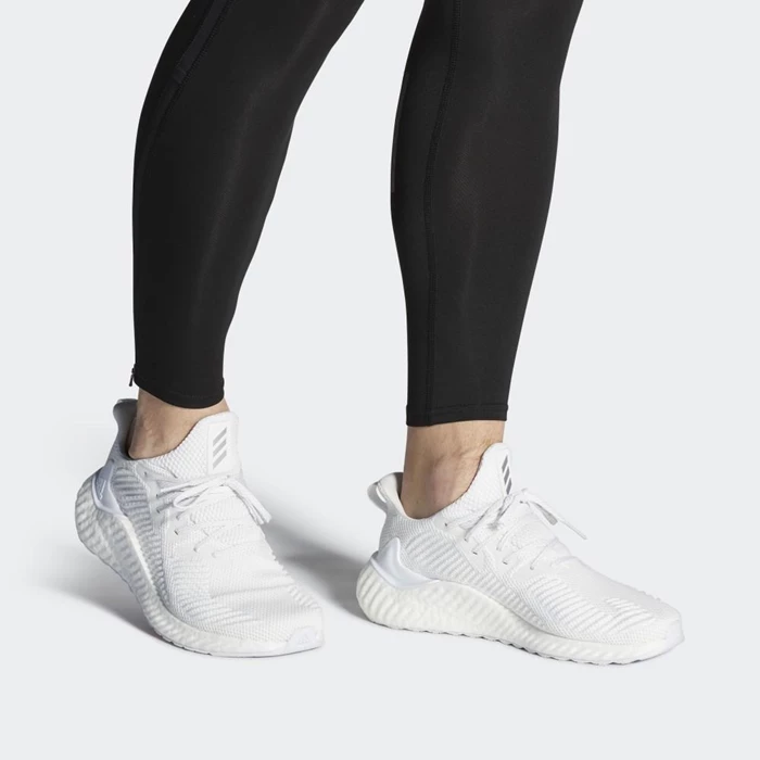 Zapatillas Running Adidas Alphaboost Hombre Blancas | 58PLYWQB